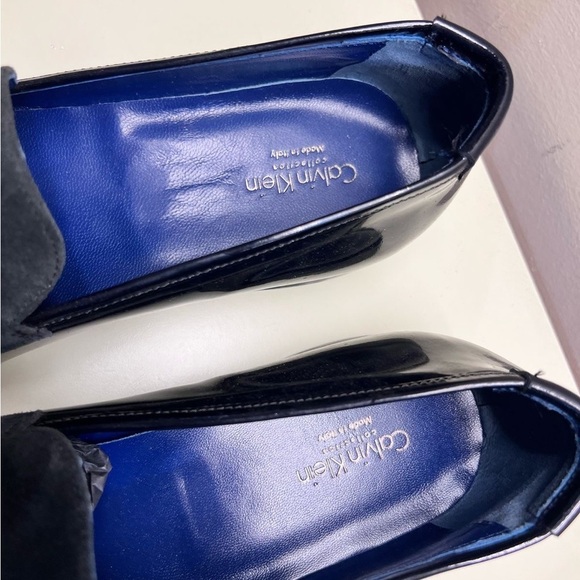 Calvin Klein Blue and Gray Slip-On Loafers main image 6